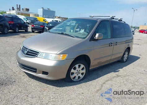 2004 Honda Odyssey Ex from USA, damaged, VIN 5FNRL188X4B128042